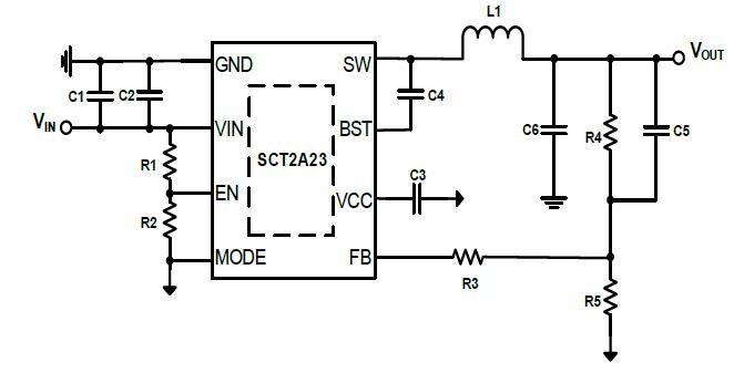 4.5V-100V Vin, 1.2A, DCDC降压转换器